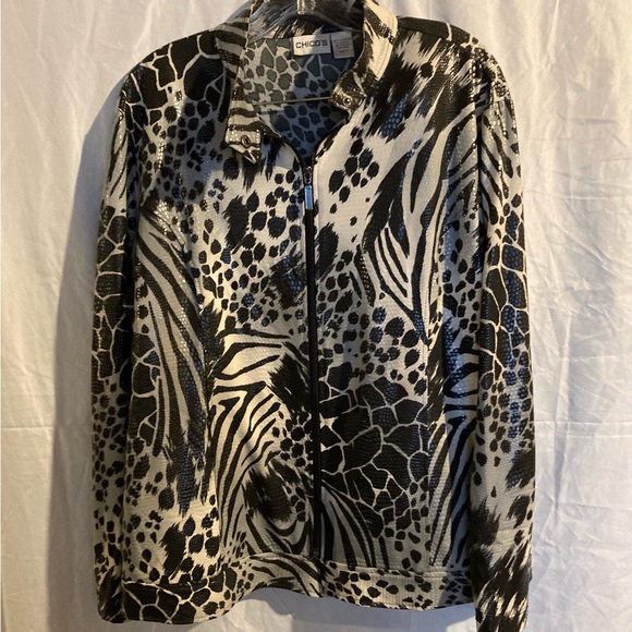 Chico’s Zip front Jacket - Picture 1 of 1